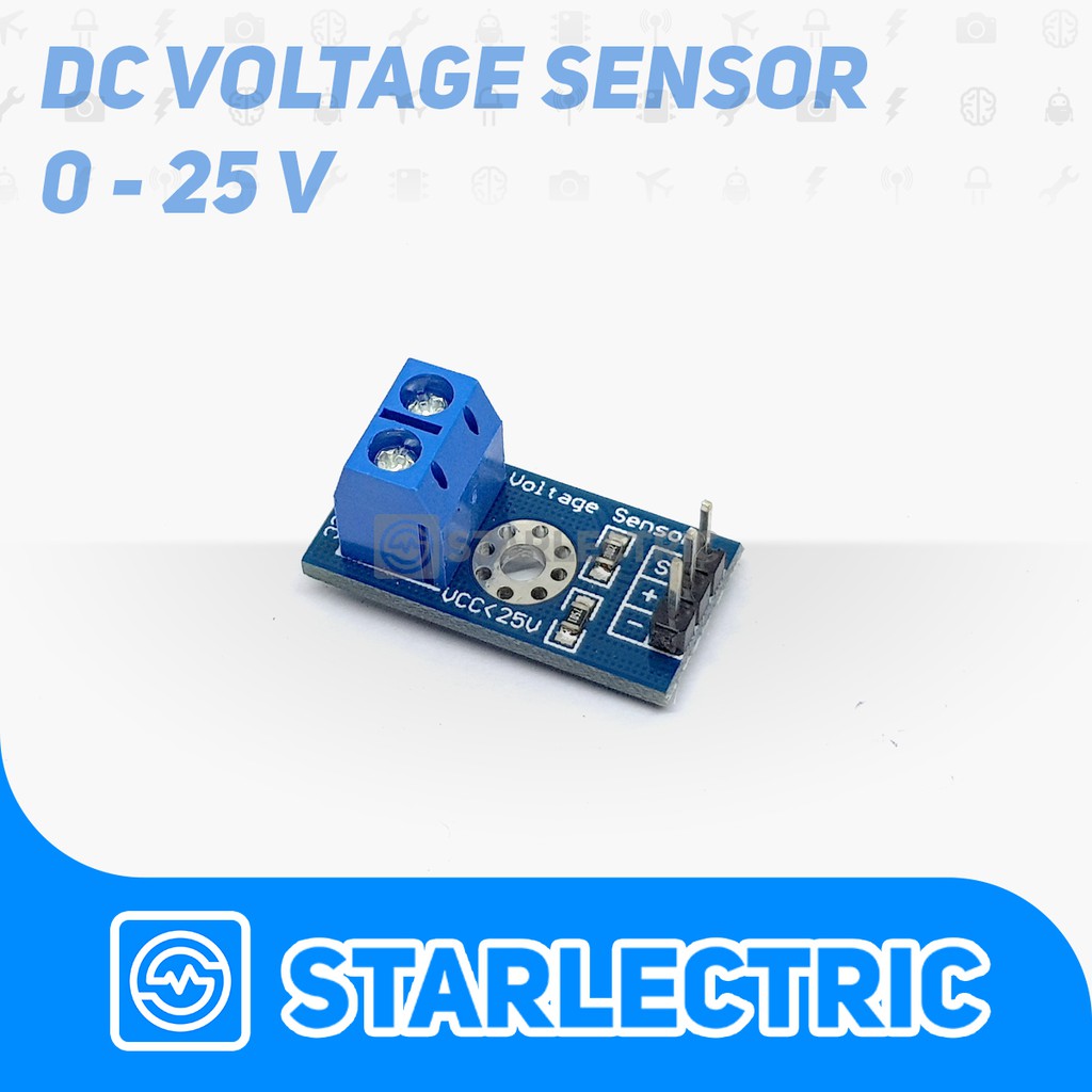 Voltage Sensor Modul Sensor Tegangan Arduino