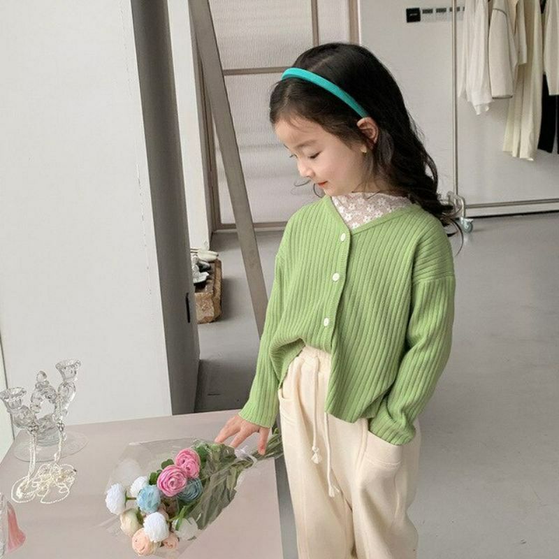 Laura Cardigan Anak Perempuan 1-3th rajut halus