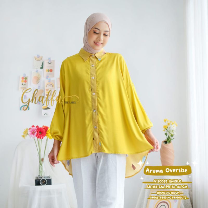 Aruma Oversize/ Ghaffa Brand/ Atasan Oversize