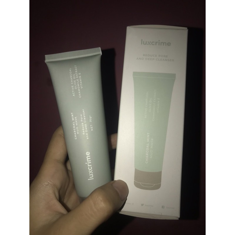 preloved masker luxcrime mud mask