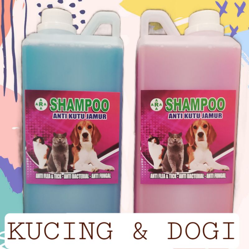 shampo kucing anjing 1000ML anti kutu dan jamur