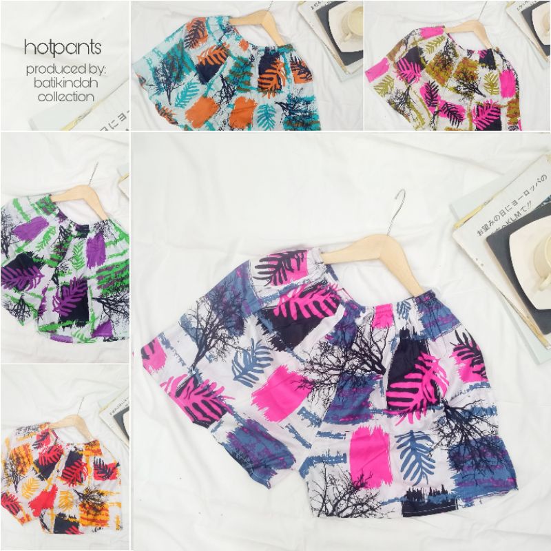 HOT PANTS TIE DYE KOTAK RAYON