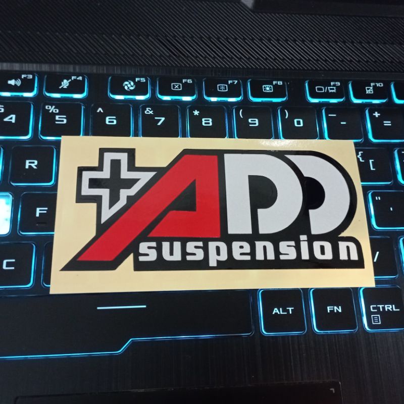 sticker cutting ADD suspension stiker racing