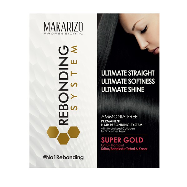 ❤GROSIR❤MAKARIZO PROFESSIONAL REBONDING SYSTEM KIT (STEP 1+STEP 2)