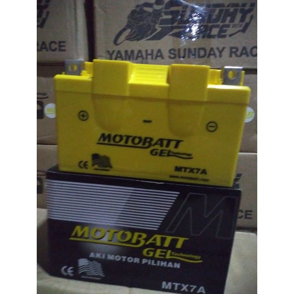 Jual Aki Motor Benelli Motobi Evo 200cc Motobatt MTX7A | Shopee Indonesia