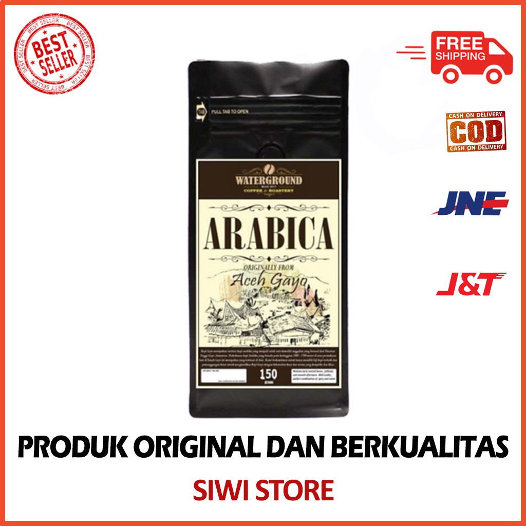 

Kopi BUBUK 150 GR Arabika Aceh Gayo Kualitas Mantap G5P8 Biji Kopi Hitam Asli Berkualitas Murah