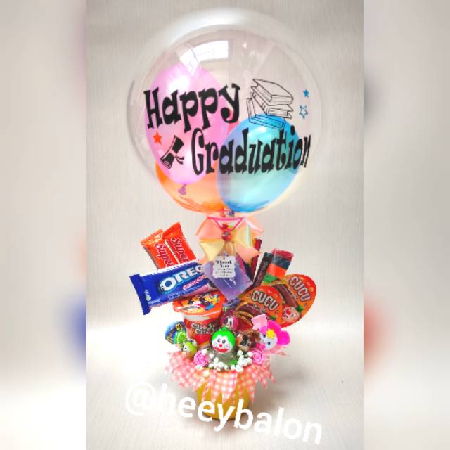 Hot Air Balon / Balon Wisuda / Balon Ultah / Balon Snack / Balon Box / Buket Wisuda / Buket Balon