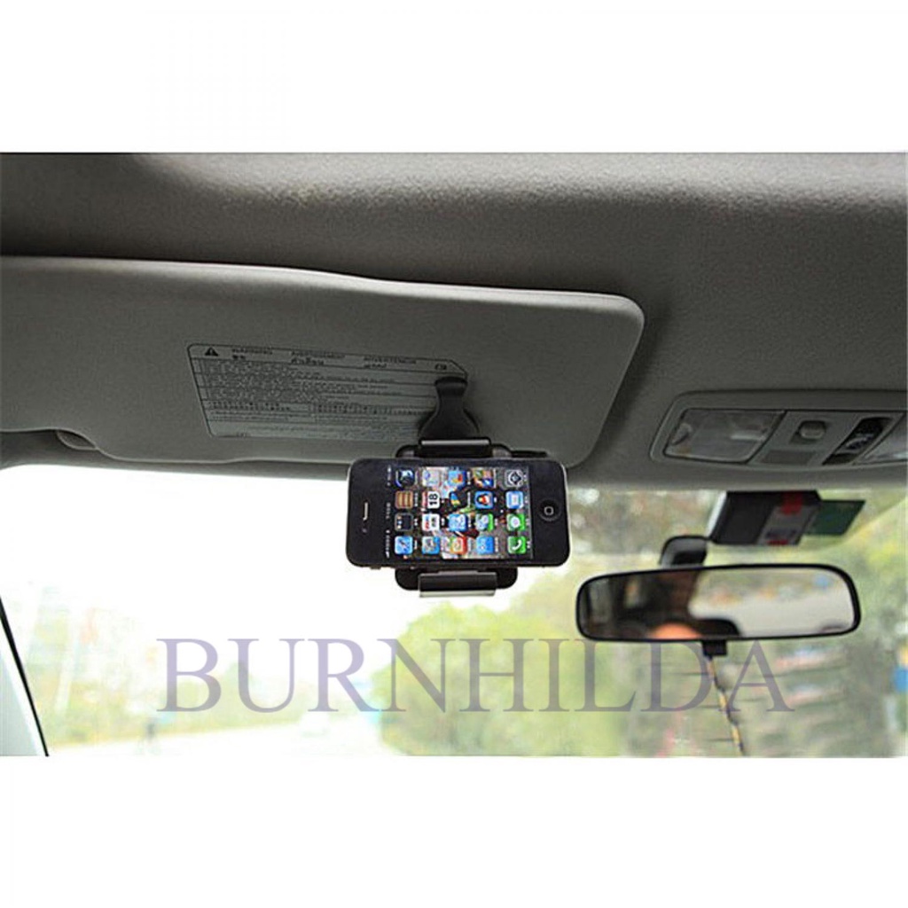 Universal Smartphone Car Holder Sun Visor 360 degree - ZY0209 accesoris mobil burnhilda