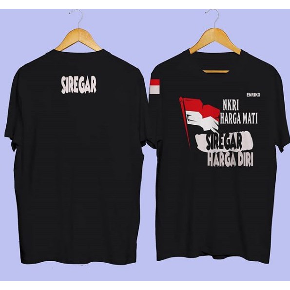 Kaos Batak NKRI Harga Mati Siregar Harga Diri | Apparel Themes Batak