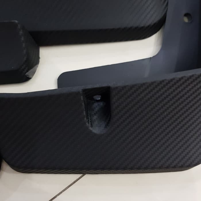 Mudguard / Mud Guard / Karpet Lumpur Hitam Carbon Mitsubisi Xpander