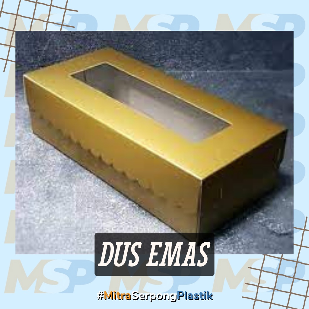 

MSP ~ DUS EMAS PERSEGI PANJANG (10PCS)