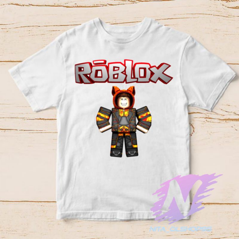 baju minicraft roblox kaos anak karakter boykids roblox Minecraft