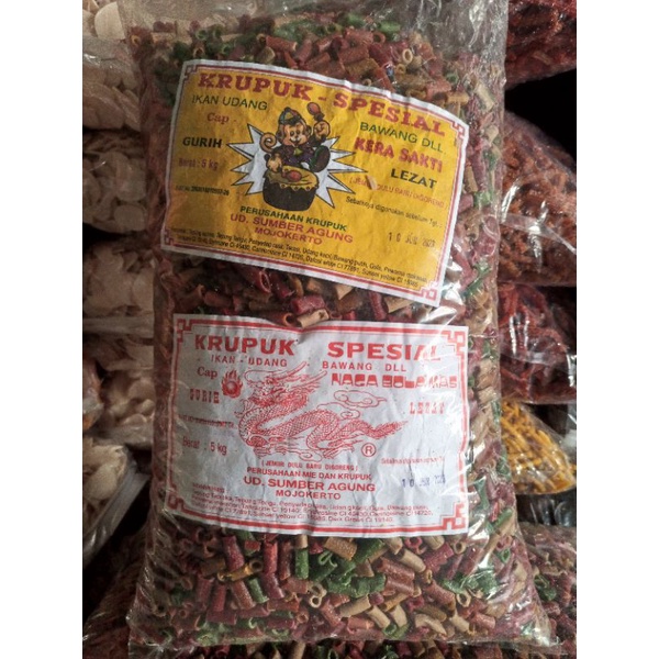 

Kerupuk Usus Naga Isi 5 kg