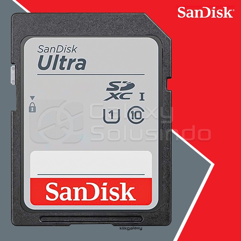 SanDisk Ultra SDXC 128GB UHS-I Class 10 SD Card 120Mb/s - Memory