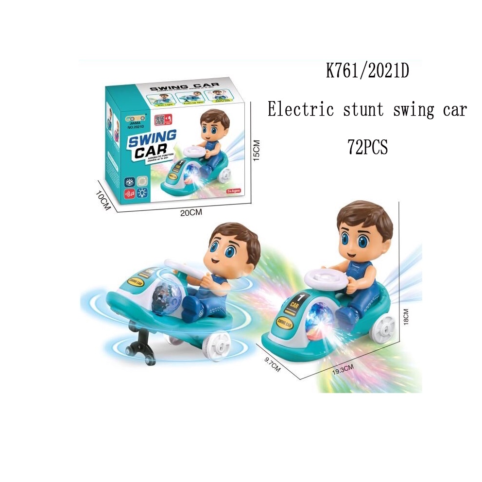 Mainan anak Murah Mainan Swing Car Acrobatic Lampu dan Musik