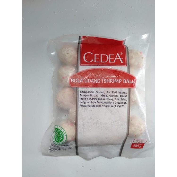 

CEDEA SHRIMP BALL(BOLA UDANG) 200GR