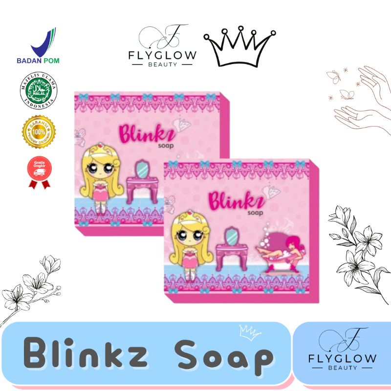 [READY] BLINKZ SOAP WHITENING SOAP SABUN MENCERAHKAN TUBUH WAJAH SABUN AMPUH VIRAL