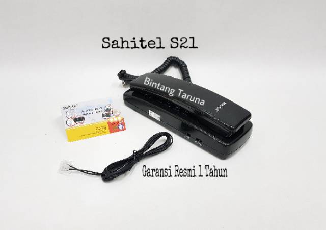 Telepon Kabel Sahitel S-21 Pesawat Telepon Sahitel S21 (Hitam)