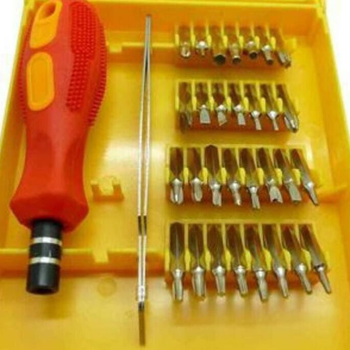 COD obeng hp set 32 in 1 OBENG SET 32 in 1 HANDPHONE LAPTOP ELEKTRIK