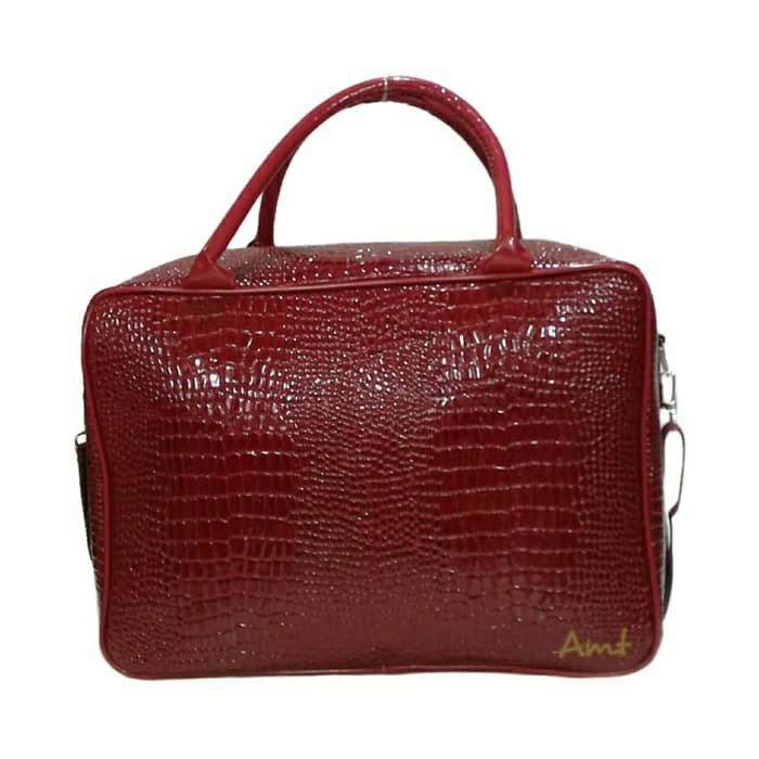 tas wanita murah kekinian MINISO 2 RUANG LIST TONE PINK KOMBI ICE BLUE   Best Seller Cantik W3Z1