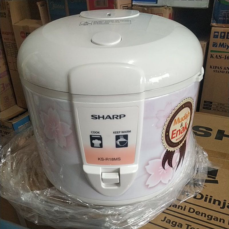 Rice Cooker Sharp ks R18ms kapasitas 1.8 liter Murah Bagus Magic Com