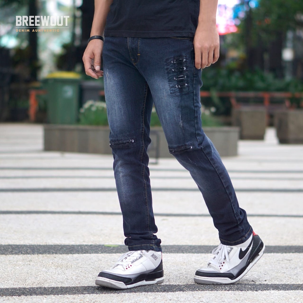 NEW ARRIVAL CELANA JEANS SLIMFIT SIBEK ORIGINAL BREEWOUT MR.320