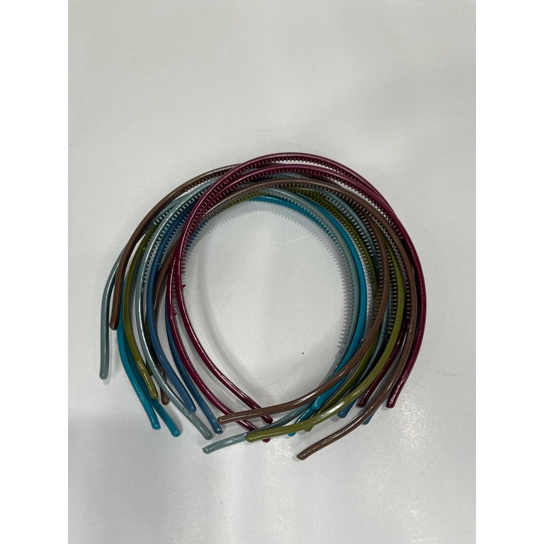 Bando warna warni/ bandana/ bando warna warni lidi/ 12 pcs