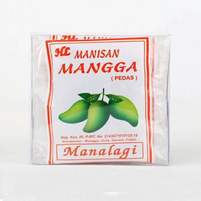 

Manisan Mangga Mika 5's PEDAS HL Ellken Healthy Food - Manis Dan Asin