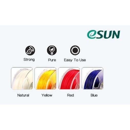 eSUN PETG 3D Filament 2500 Gram Optimized High Rigid Filament 1.75 mm