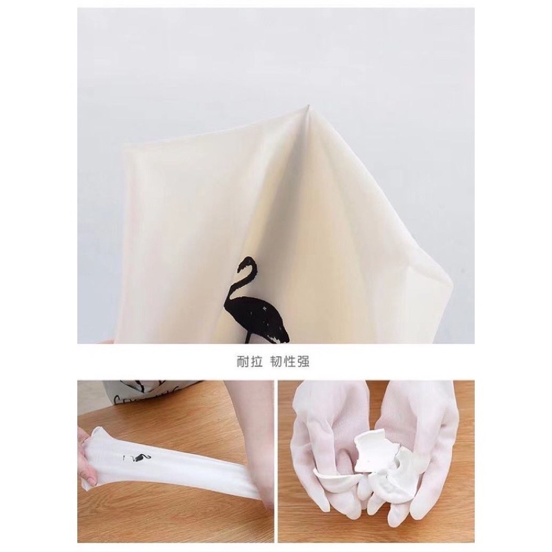 Sarung Tangan Karet Putih Cuci Piring Anti licin WaterProof Cleaning Gloves Multifungsi / Pelindung tangan