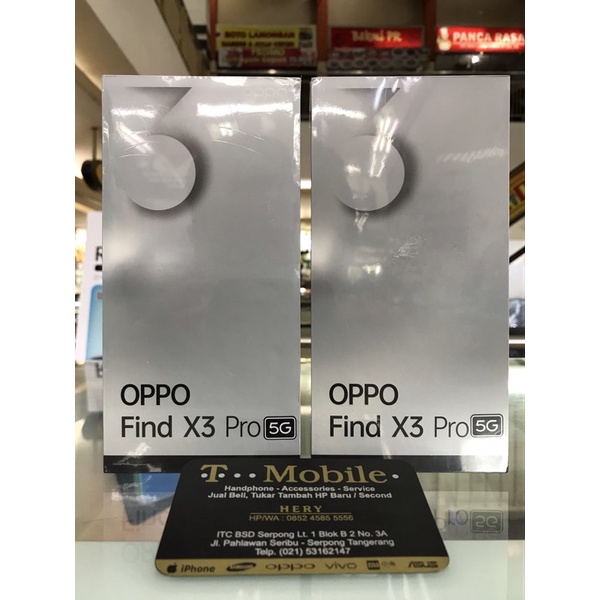 HP SMARTPHONE PROMO OPPO FIND X3 PRO 5G RAM 12GB 256GB - BLACK - SNAPDRAGON 888 5G - BNIB - RESMI