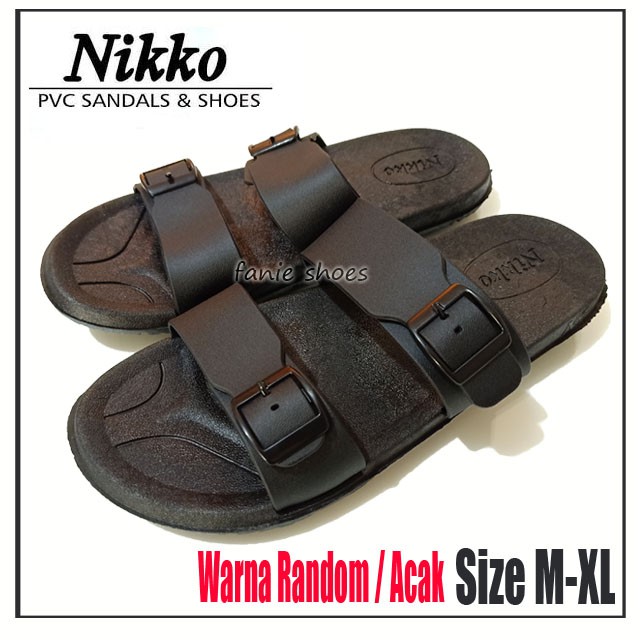 Nikko Sandal M-XL Ban2 / Sandal Laki Selop Karet Murah / Sandal Tahan Air / Sandal Kekinian