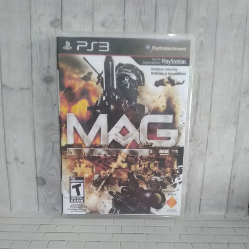 BD CD KASET ORIGINAL PS3 MAG Massive Action Game Usa Bahasa Inggris Wajib Main ONLINE