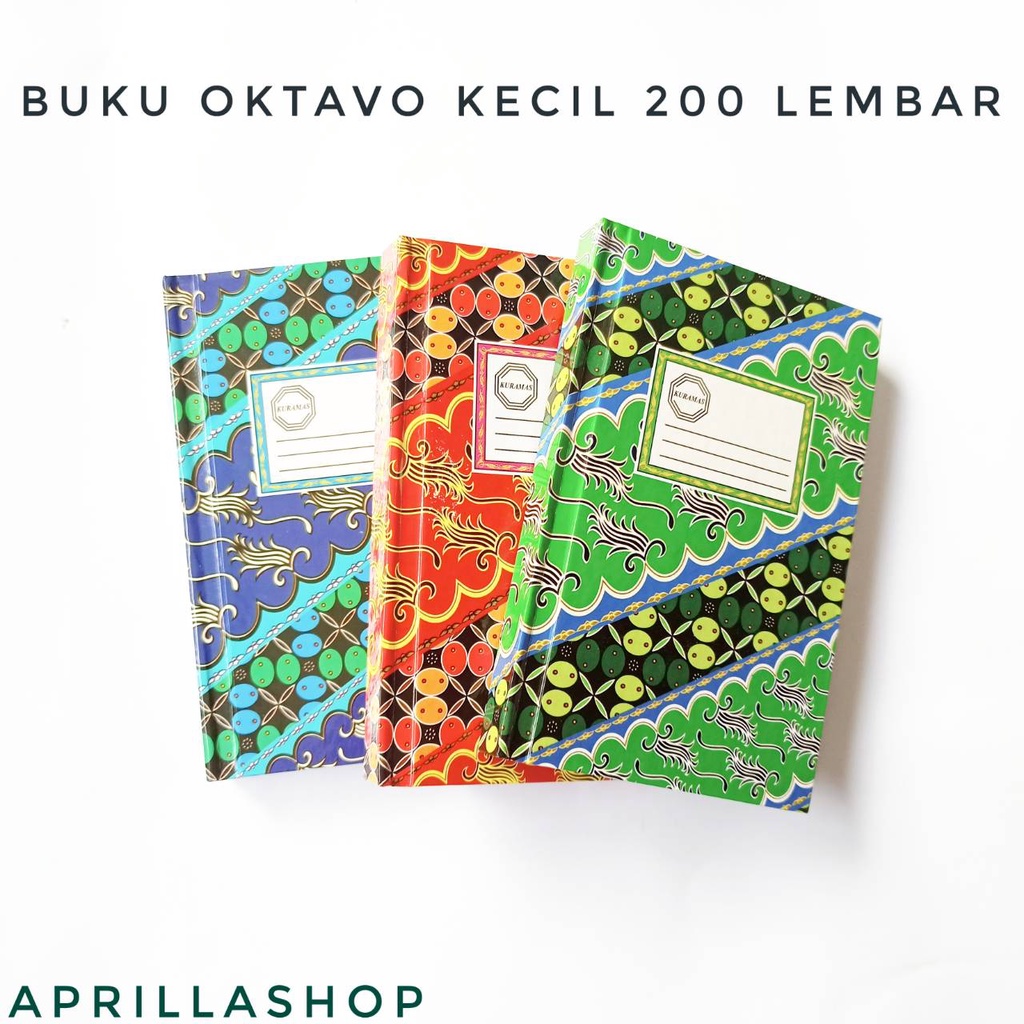 

Buku Tulis Hardcover Oktavo 200 Lembar