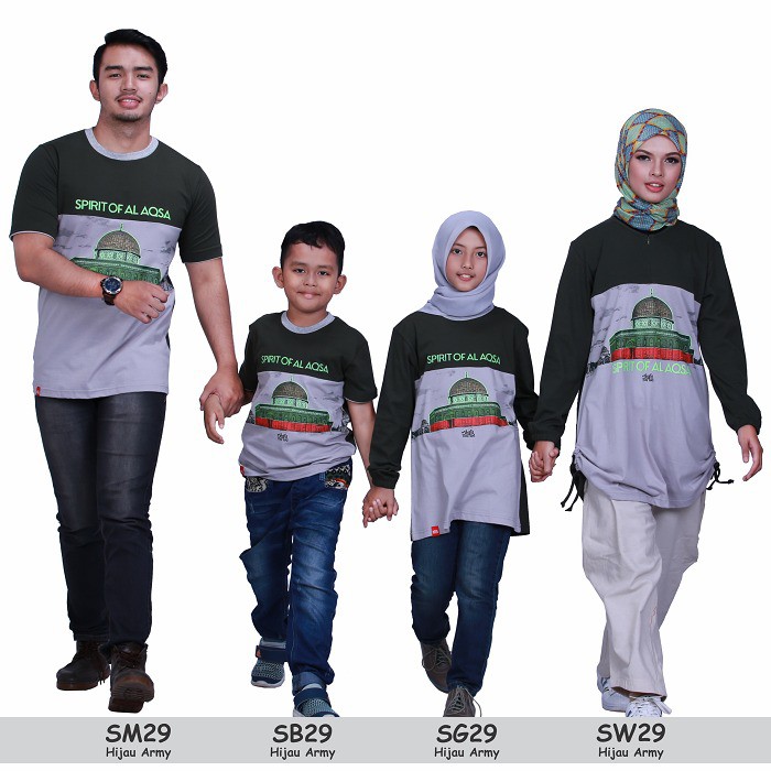 SHAFA MARWA SARIMBIT 29 Seragam keluarga couple sarimbit ayah ibu anak koko gamis muslim