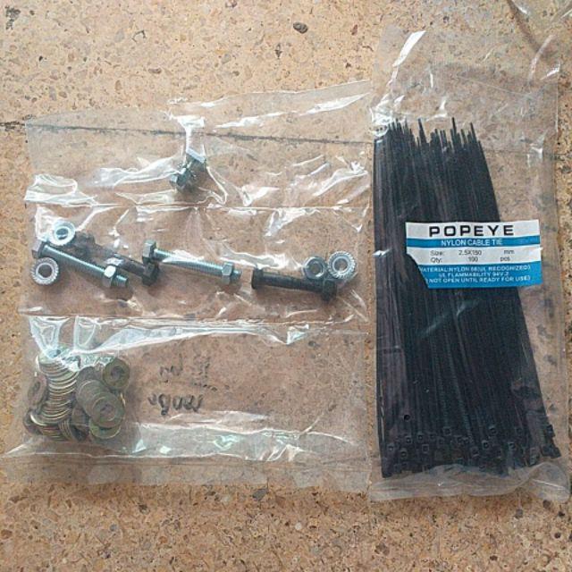 Baut Mur M6x35 Baja 8.8