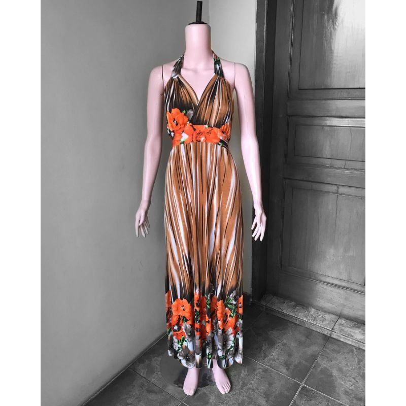 maxi dress/long dress/dress bali/backless dress