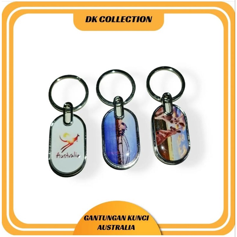 Gantungan kunci Australia box Souvenir Australia keychain