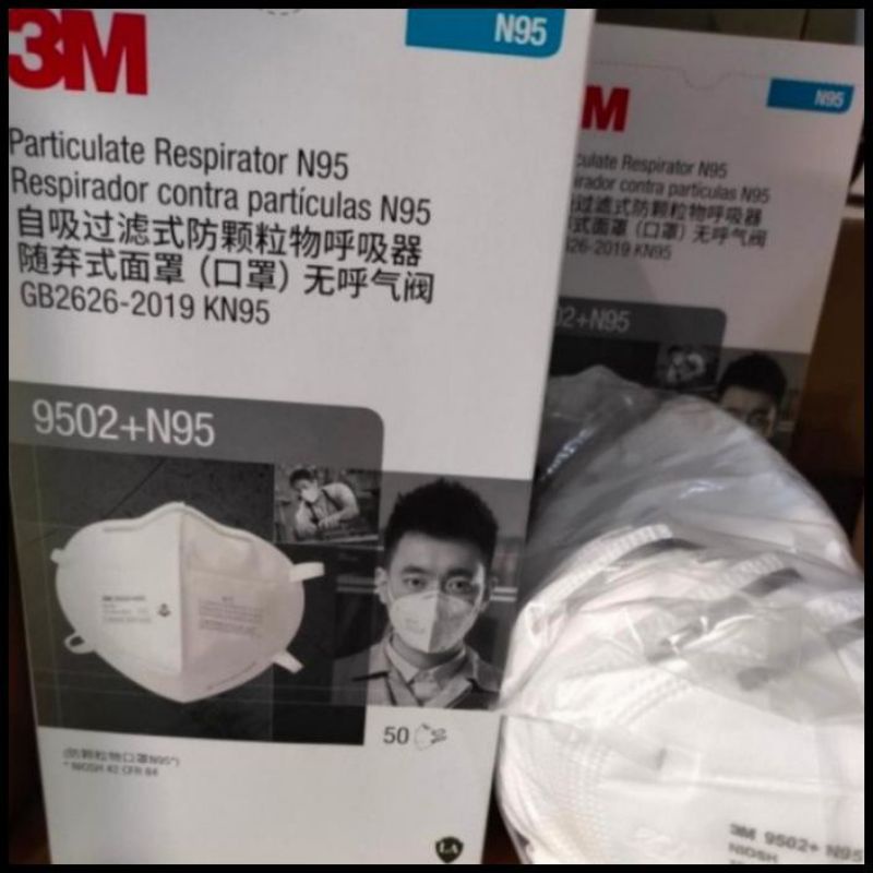 Masker 3M 9502+ N95 - Safety Mask 3M 9502+N95