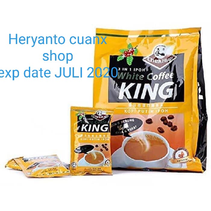 

Chek hup king 3in1 ipoh white coffee / kopi check hup king