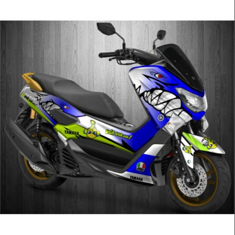 Decal motor nmax old full body Striping nmax 155 full motif variasi Sticker decal nmax old 155