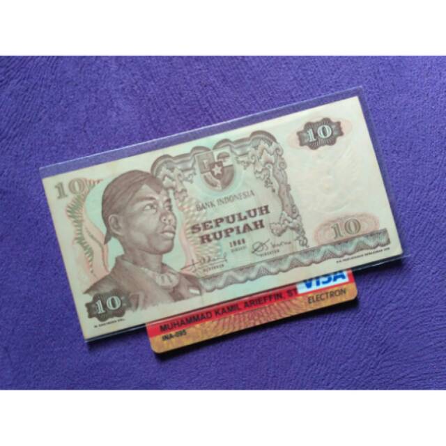 UANG KUNO UANG LAMA 10 Rupiah Seri Sudirman
