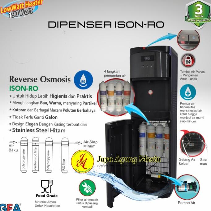 Reverse Osmosis Water Dispenser GEA Type ISON-RO
