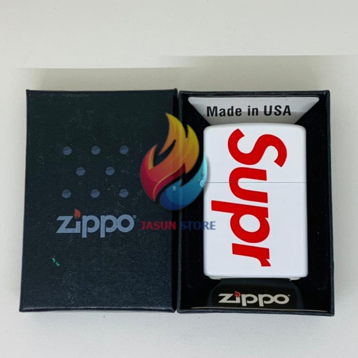 korek Api Zippo supreme putih