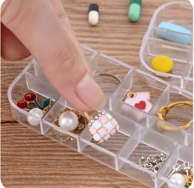 Kotak obat / jewellery acrylic organizer