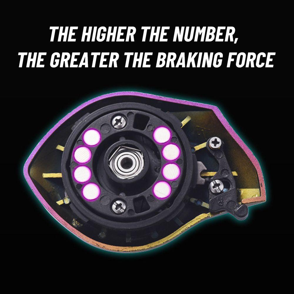 TOP Colorful Lure Alat Pancing Tangan Kiri Kanan Garis Anti Goreng Micro Black Fishing Reel