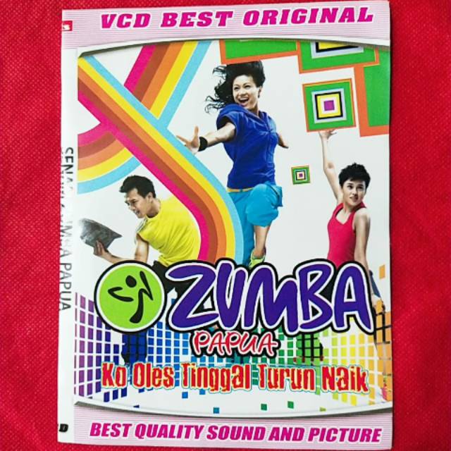 Kaset VCD senam zumba Papua