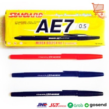 

[ COD ] Pulpen standard AE7 HITAM MERAH BIRU / PEN STANDARD MERAH / PEN STANDARD BIRU / PEN STANDARD HITAM