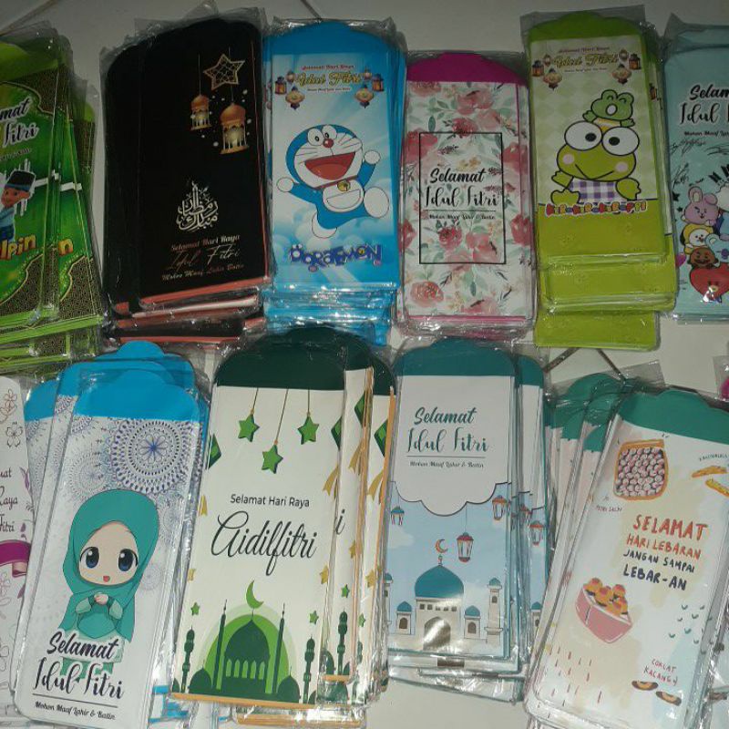 

Amplop lebaran JUMBO isi 10 uang tidak ditekuk