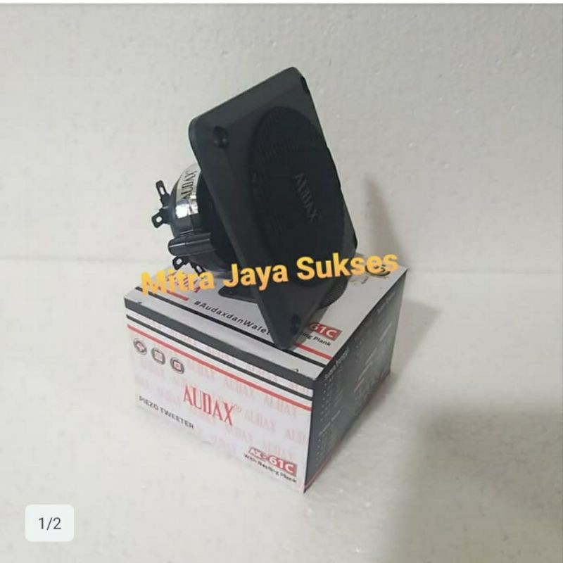 Per Dus Tweeter Audax Ax 61 C Hitam isi 144 Pcs